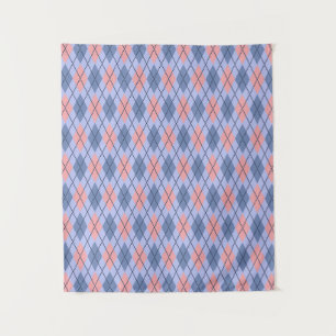 Retro rhombic pattern. tapestry