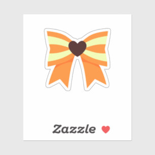 retro ribbon sticker