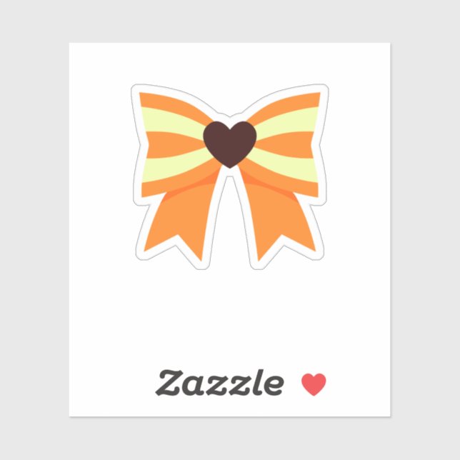 retro ribbon sticker (Sheet)