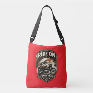Retro Ride On Forever Motorcycle Crossbody Bag