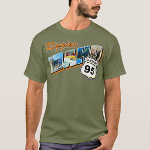 Retro Riggins Idaho Rafting Fishing Camping T-Shirt