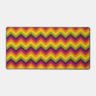 Retro Ripple Zigzag Desk mat