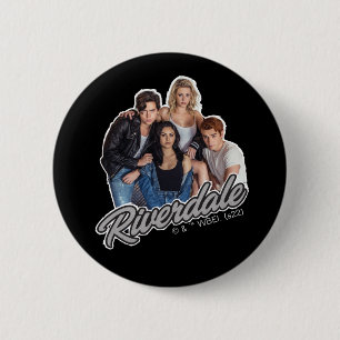 Retro Riverdale Group Graphic 6 Cm Round Badge