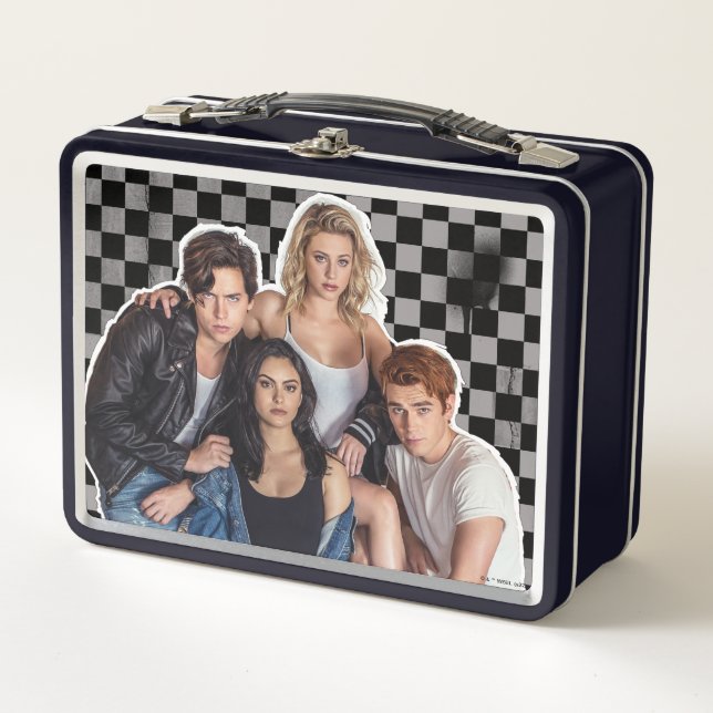 Retro Riverdale Group Graphic Metal Lunch Box (Front)