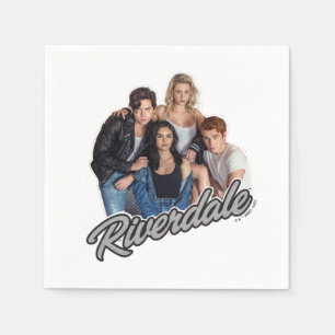 Retro Riverdale Group Graphic Napkin