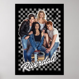 Retro Riverdale Group Graphic Poster