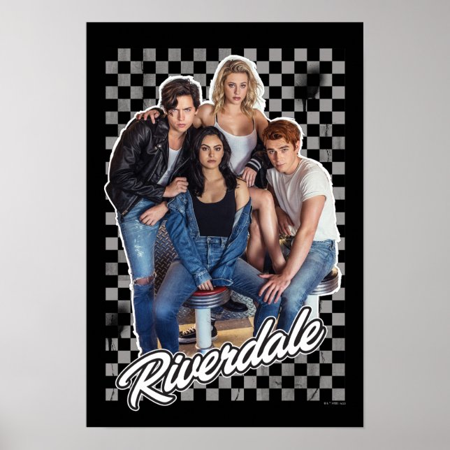 Retro Riverdale Group Graphic Poster (Front)