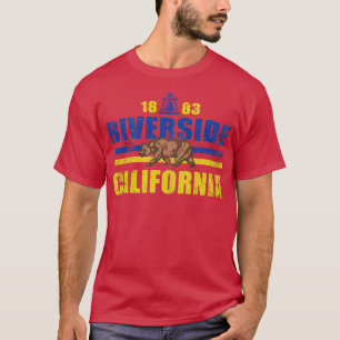 Retro Riverside California 1883 Home Love T-Shirt