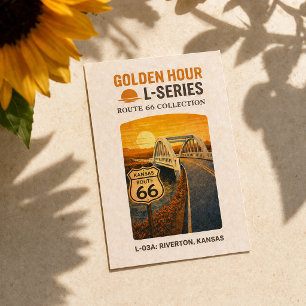 Retro Riverton Kansas Route 66 Rainbow Bridge Holiday Postcard