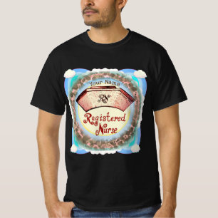 Retro RN Nurses Cap nurse T-Shirt