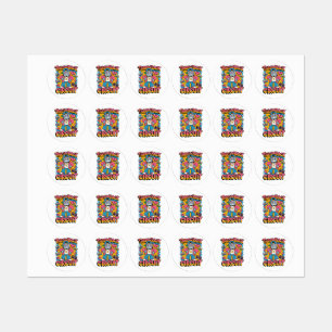 Retro Robot 90s Hip Hop Design – Fun Cartoon Throw