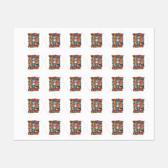 Retro Robot 90s Hip Hop Design – Fun Cartoon Throw (Sheet)