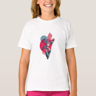 Retro Robot Art Print: Cosmic Guardian T-Shirt