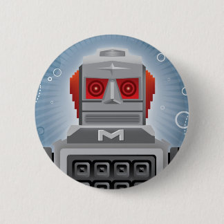 Retro Robot Button