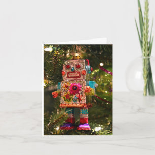 Retro Robot Greeting Card