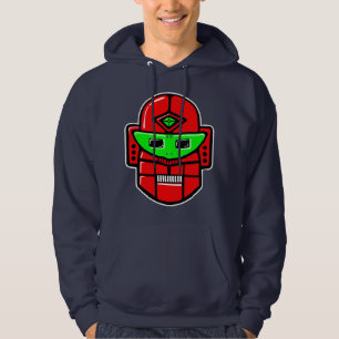 Retro Robot Head - Customised Hoodie