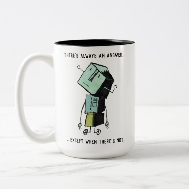 Retro robot mug (Left)