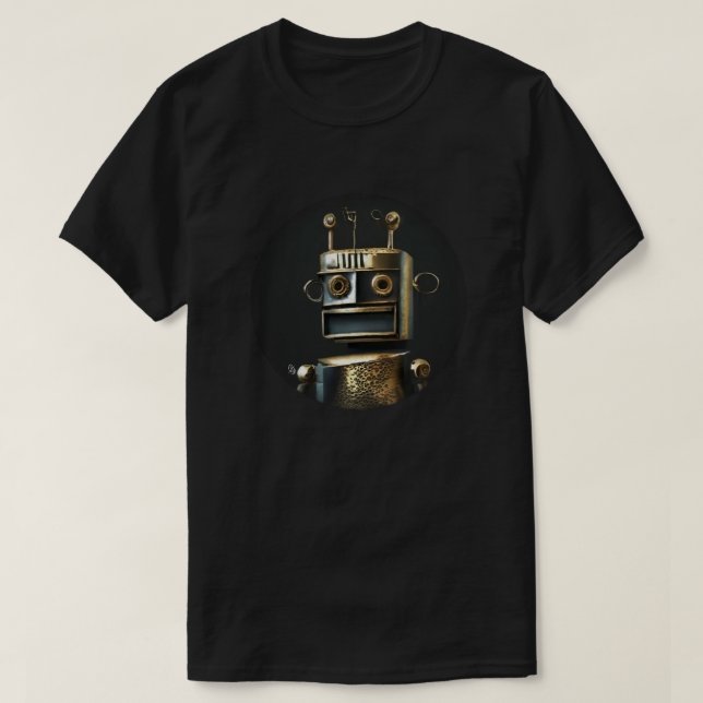 Retro Robot T-Shirt (Design Front)