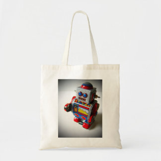 Retro Robot tote bag