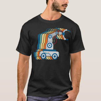 Retro Robot Vintage Robotics Engineer Retro Roboti T-Shirt