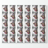 Retro Robot Wrapping Paper (Flat)