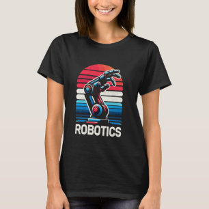 Retro Robotics Engineer Robotic Engineering Robot T-Shirt