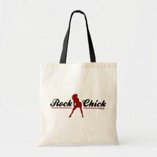 Retro Rock Chick Tote Bag
