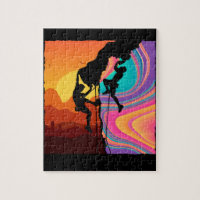 Retro Rock Climbing Bouldering Wall Climber