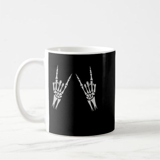 Retro Rock On Rock Star Concert Buddy Coffee Mug (Left)