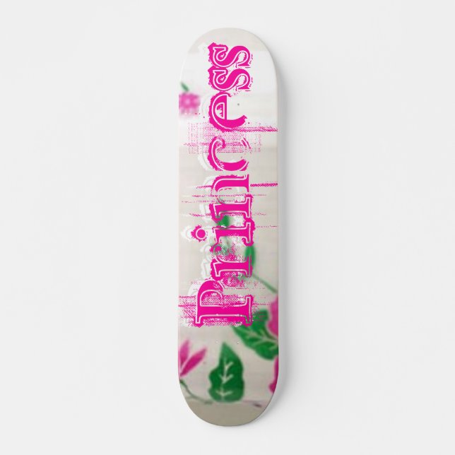 Retro Rock Princess Skateboard (Front)