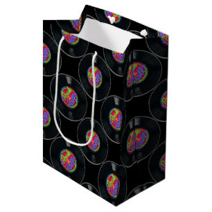 Retro Rock & Roll Vinyl Gift Bag