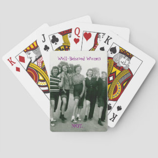 Retro/Rockabilly Women Playing Cards