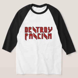 Retro Rocker - Destroy Fascism T-Shirt