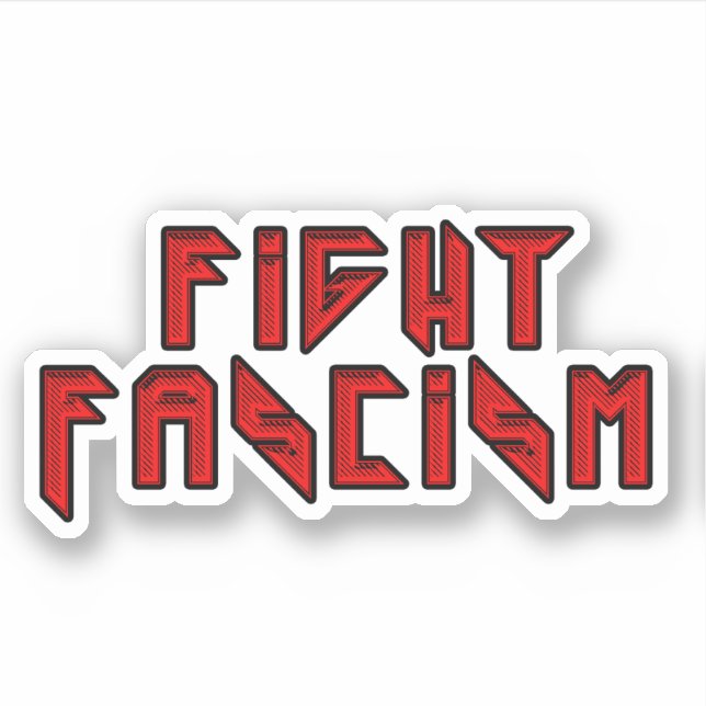 Retro Rocker - Fight Fascism (Front)