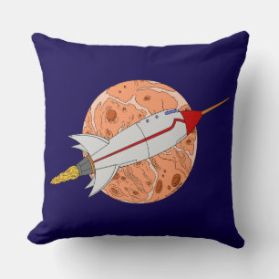 Retro Rocket 2026 Cushion