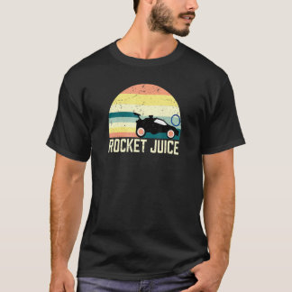 Retro Rocket Juice Soccer Vintage Badge Graphic T-Shirt