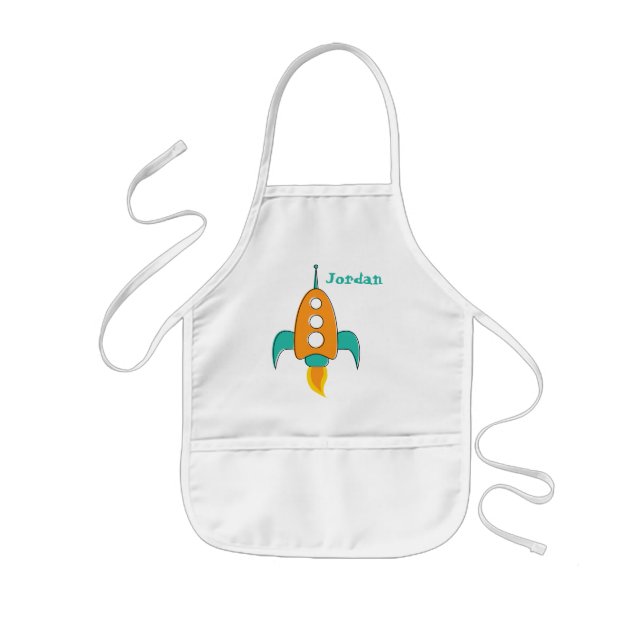 Retro rocket ship apron (Front)