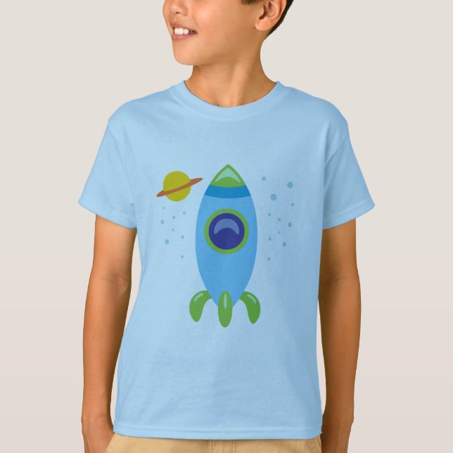 Retro Rocket T-Shirt (Front)