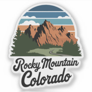 Retro Rocky Mountain National Park