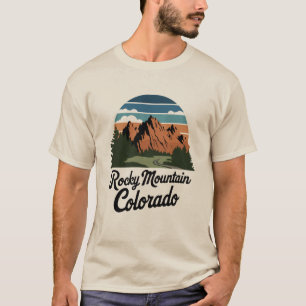 Retro Rocky Mountain National Park T-Shirt