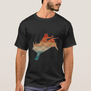 Retro Rodeo Cowboy Boots Wild West Horseman Ranch T-Shirt