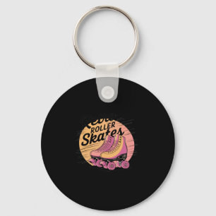 Retro Roller Skates - 80s Vibes Sticker1 Key Ring