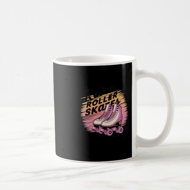Retro Roller Skates - 80s Vibes Sticker2  Coffee Mug (Right)