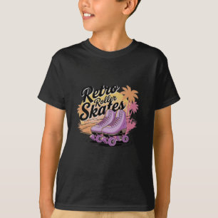Retro Roller Skates - 80s Vibes Sticker8 T-Shirt