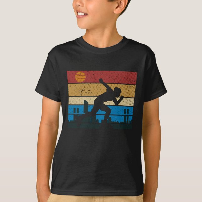Retro Rollerblader Skater Rollerblades Skating T-Shirt (Front)