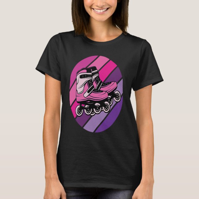 Retro Rollerblading T-Shirt (Front)