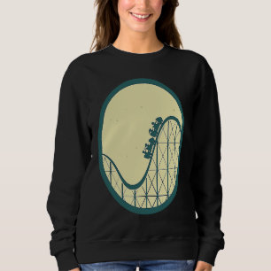 Retro Rollercoaster Extreme Vintage Theme Park Sweatshirt