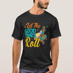 Retro Rollerskates 80's Derby Roller Skating for T T-Shirt