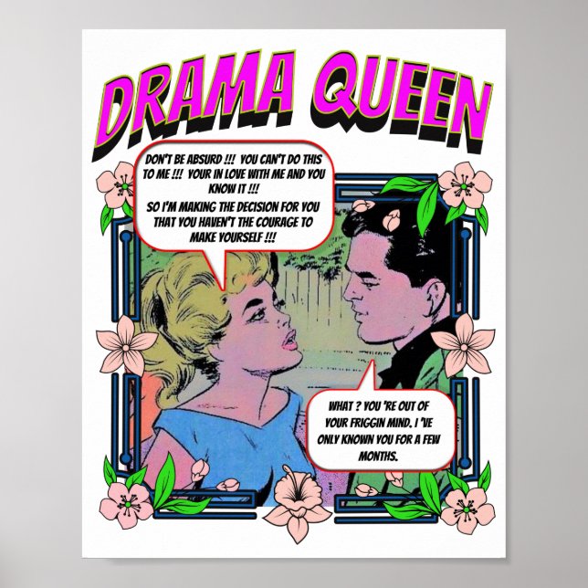Retro Romance - Drama Queen - Poster (Front)