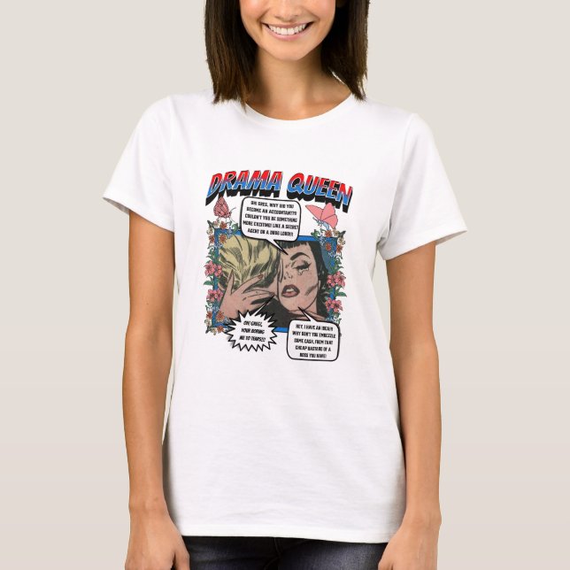 Retro Romance - Drama Queen - T-Shirt (Front)